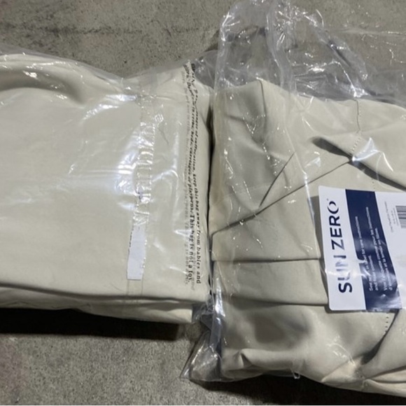 Sun Zero Saxon Energy Saving Blackout Grommet Curtain Panel; 2 Panels 54x84” - Picture 4 of 4